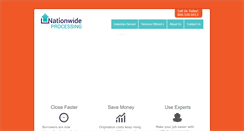 Desktop Screenshot of nationwideprocessing.com