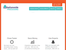 Tablet Screenshot of nationwideprocessing.com